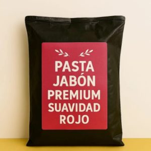 PASTA JABÓN PREMIUM (SUAVIDAD ROJO)